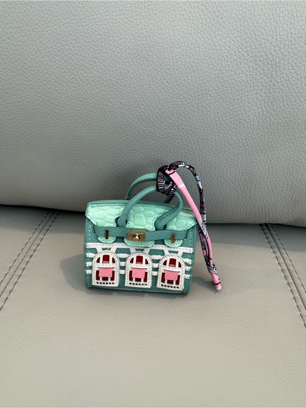 Blue Mini Decorative Handbag Charm